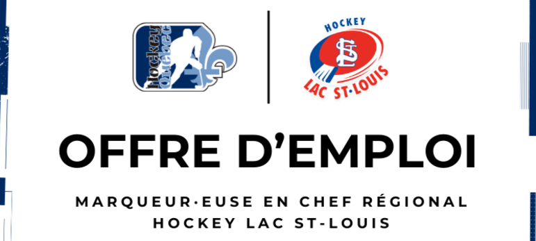 Position available | Regional Head Scorekeeper (Lac St-Louis Hockey)